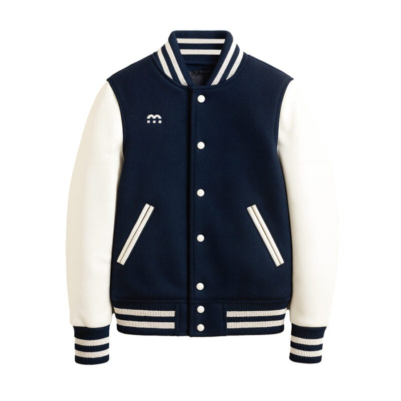 M Sports College Jacket Navy-White