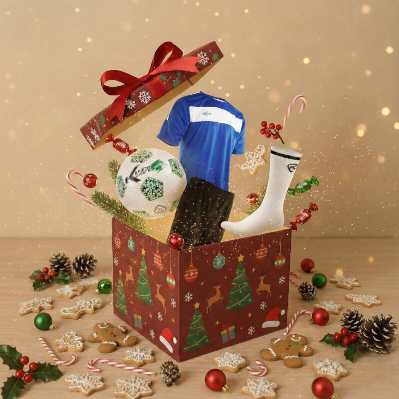 Kerst Box - Blauw/Wit