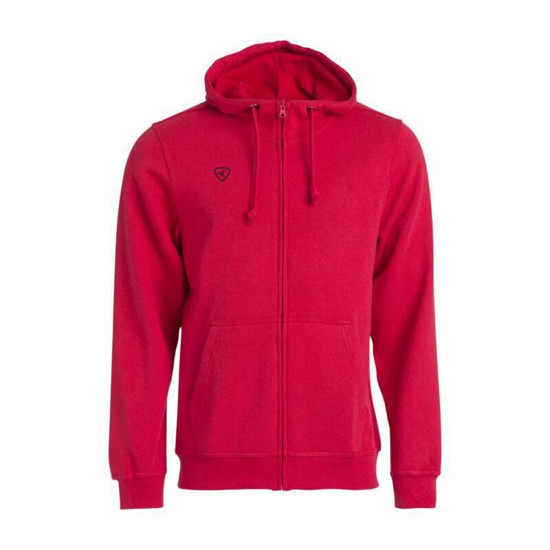 Hoodie Met Rits Rood